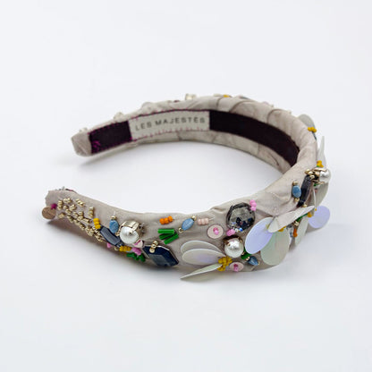 Serre-tête Daphné- accessoire de cheveux mariée –Mariage- couture artisanal -  Les Majestés
